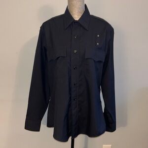LAPD Long Sleeve 100% Wool Shirt 16-35.  Like new without tags.